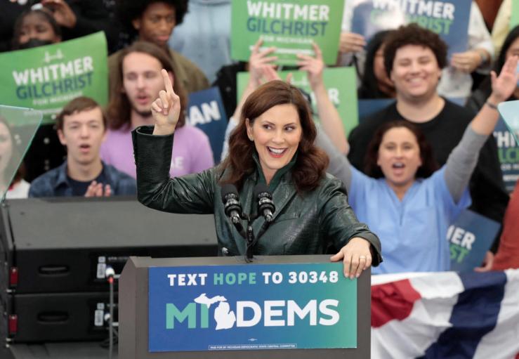 Michigan Governor Gretchen Whitmer.