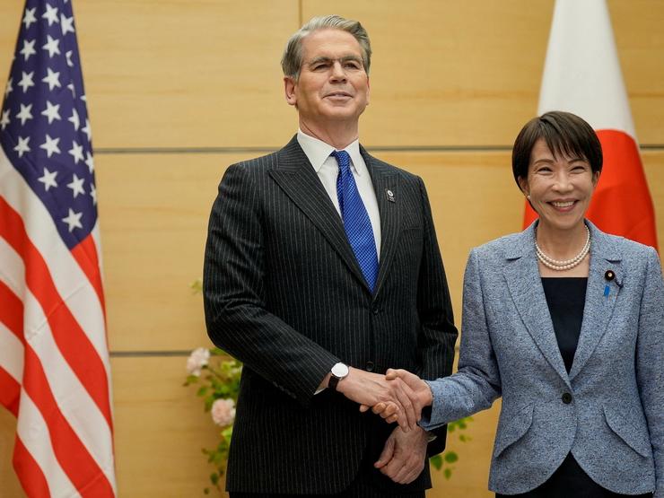 Treasury Secretary Scott Bessent and Japanese Prime Minister Sanae Takaichi