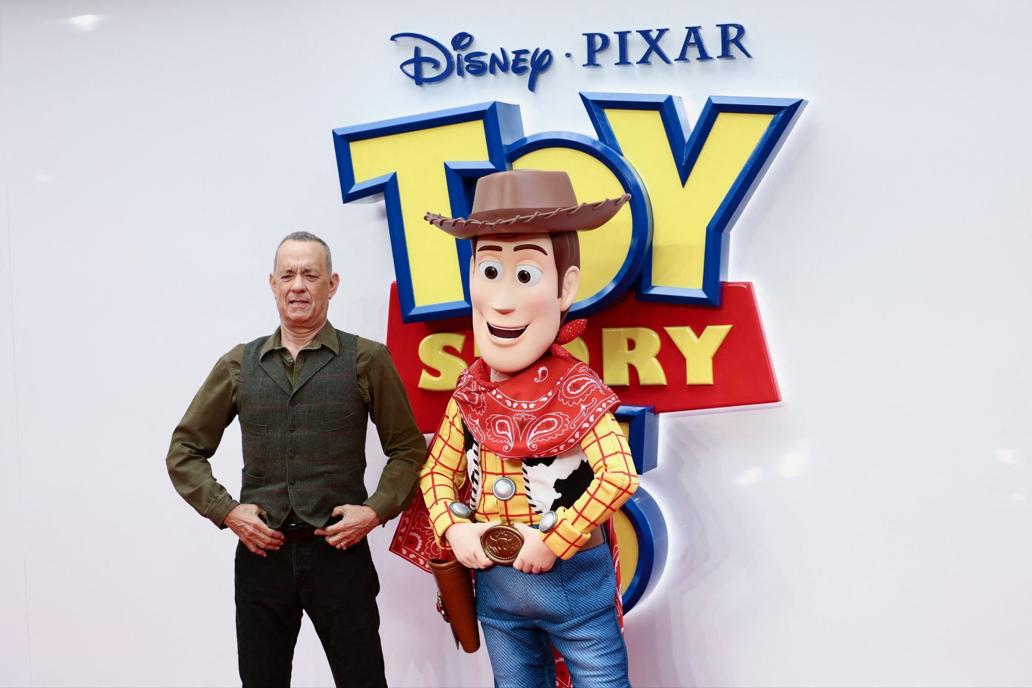 Tom Hanks with Woody