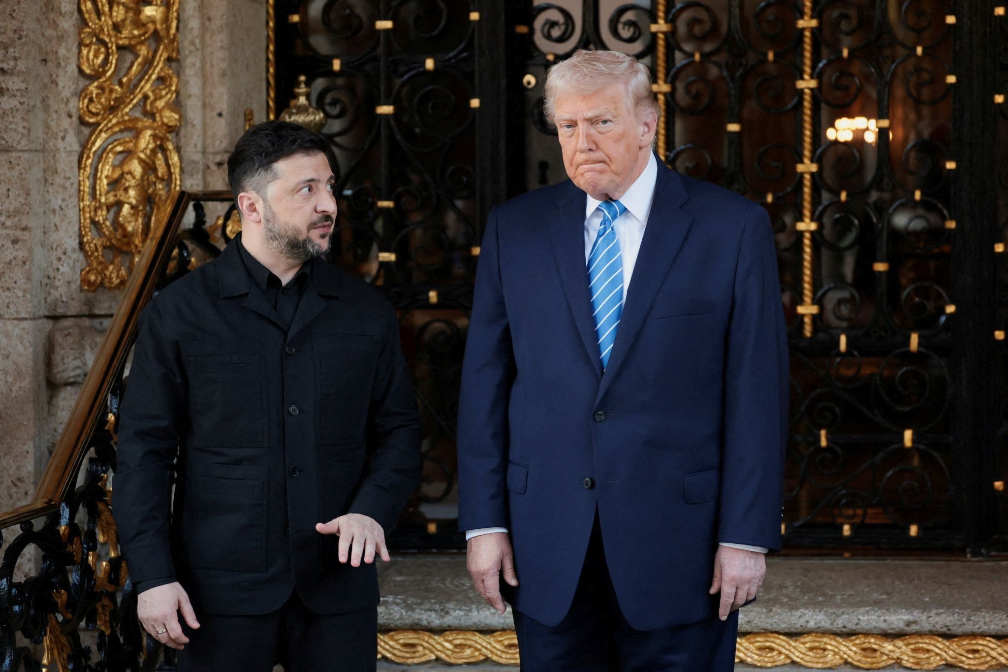 Volodymyr Zelenskyy and Donald Trump