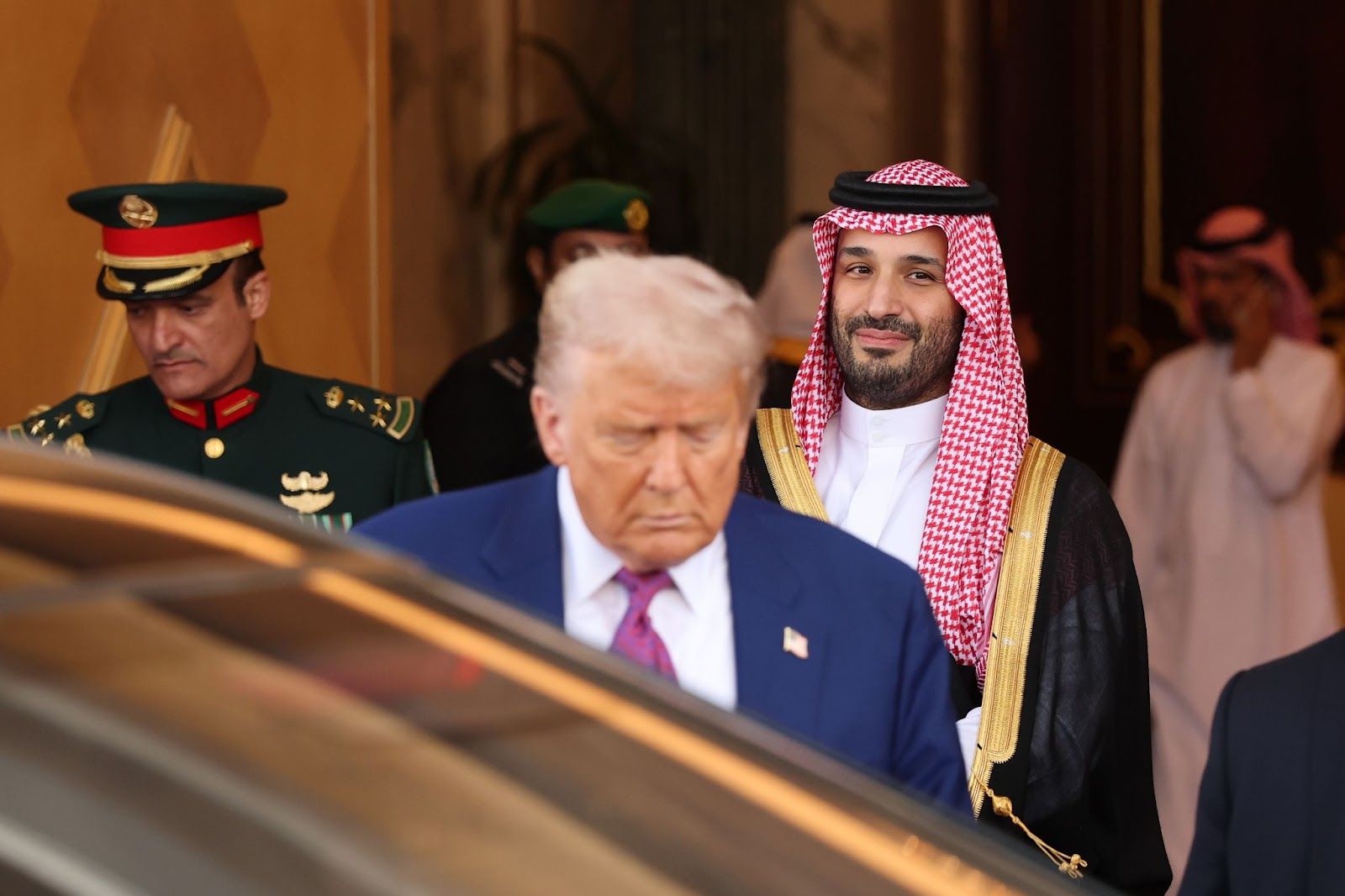 Trump and Mohammed bin Salman. Win McNamee/Getty Images