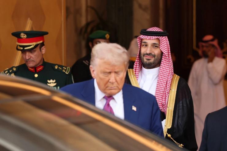 Trump and Mohammed bin Salman. Win McNamee/Getty Images