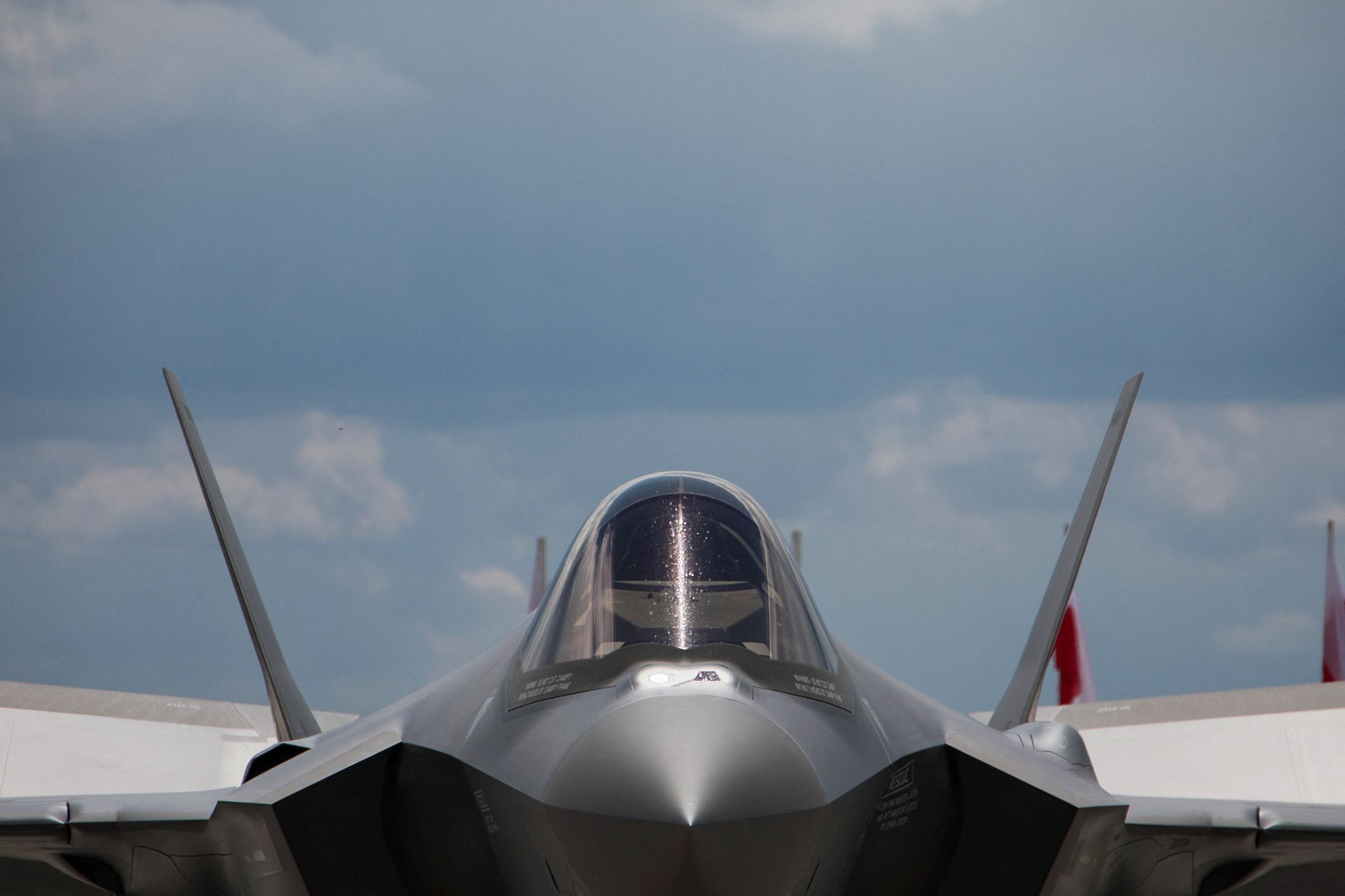 An F-35 Lightning II stealth strike fighter. 