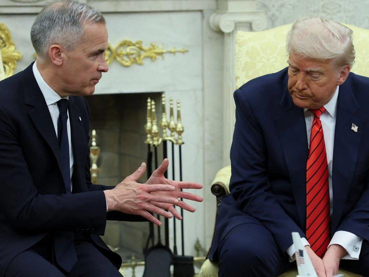 Mark Carney speaks with Donald Trump