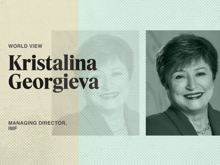 A graphic showing Kristalina Georgieva.
