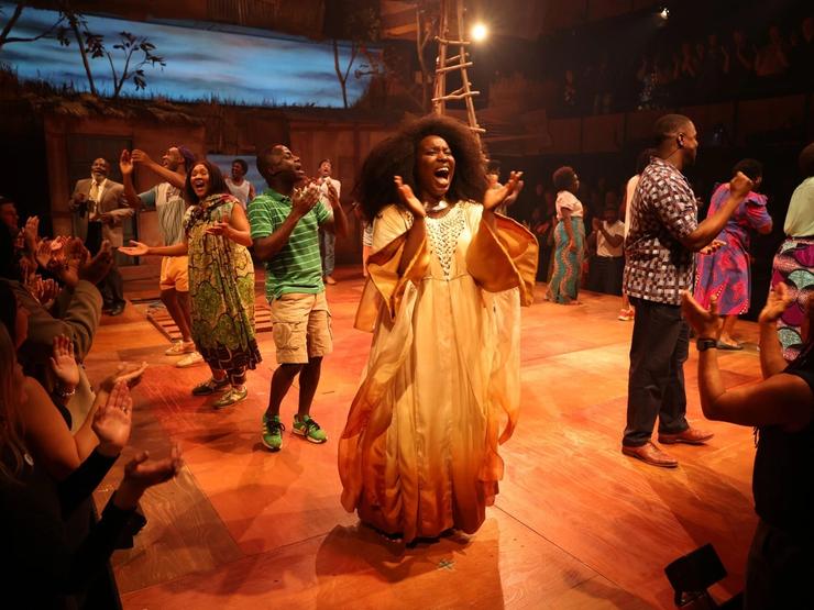 Press night performance of The Boy Who Harnessed the Wind in London.