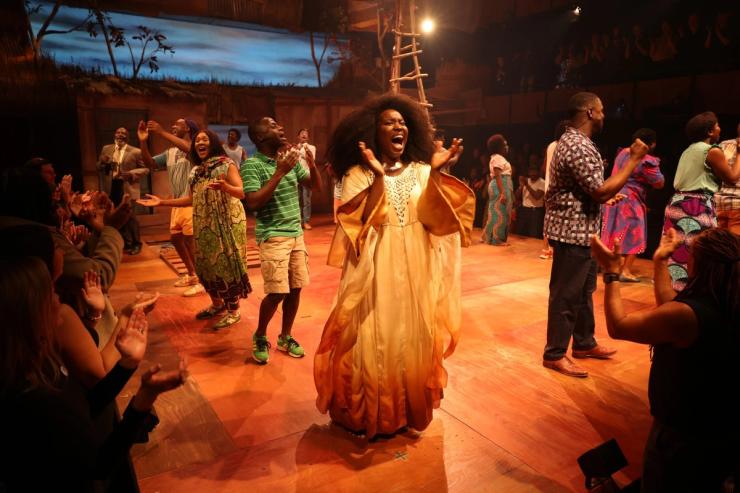 Press night performance of The Boy Who Harnessed the Wind in London.