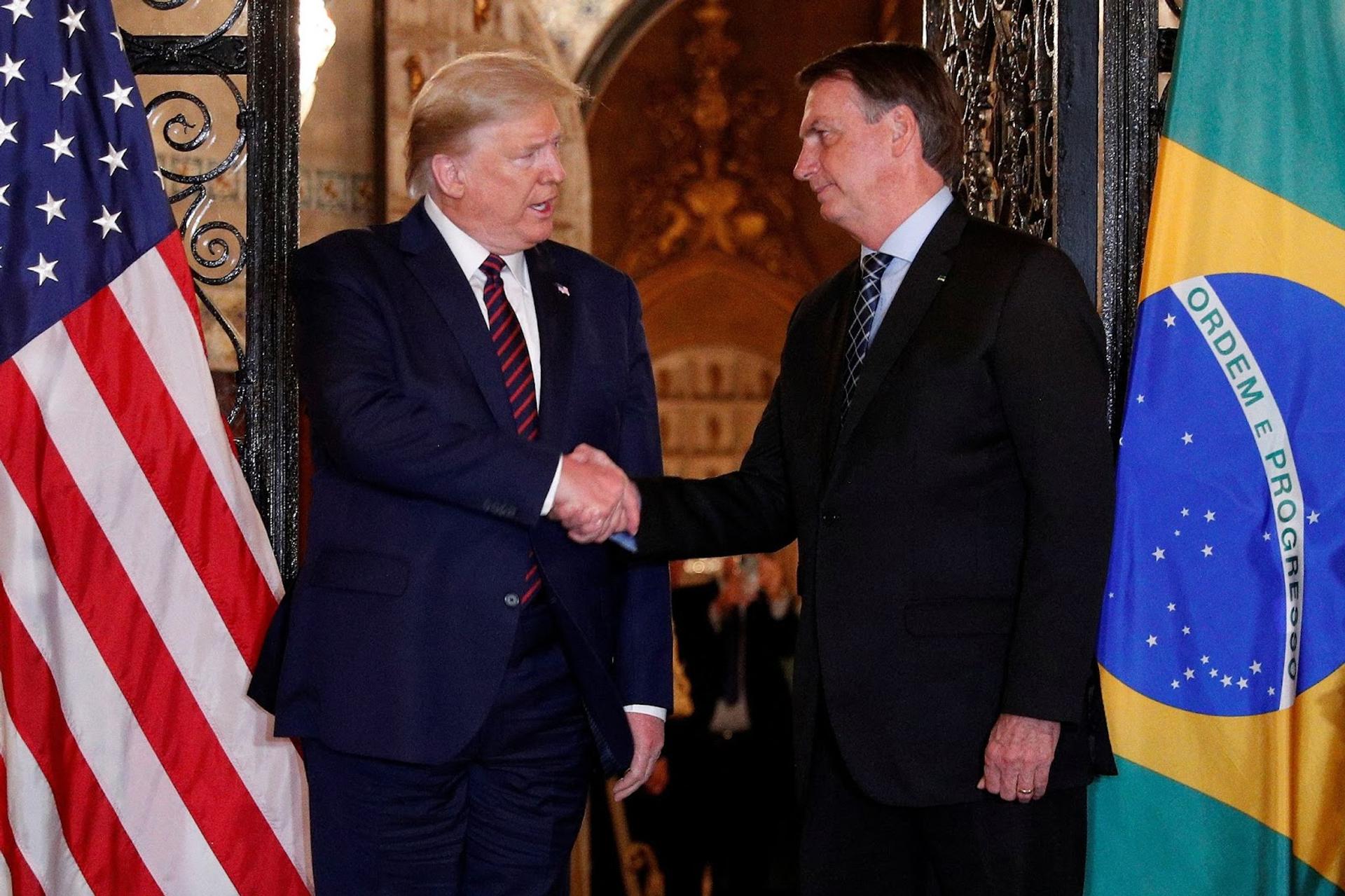 Donald Trump and Jair Bolsonaro