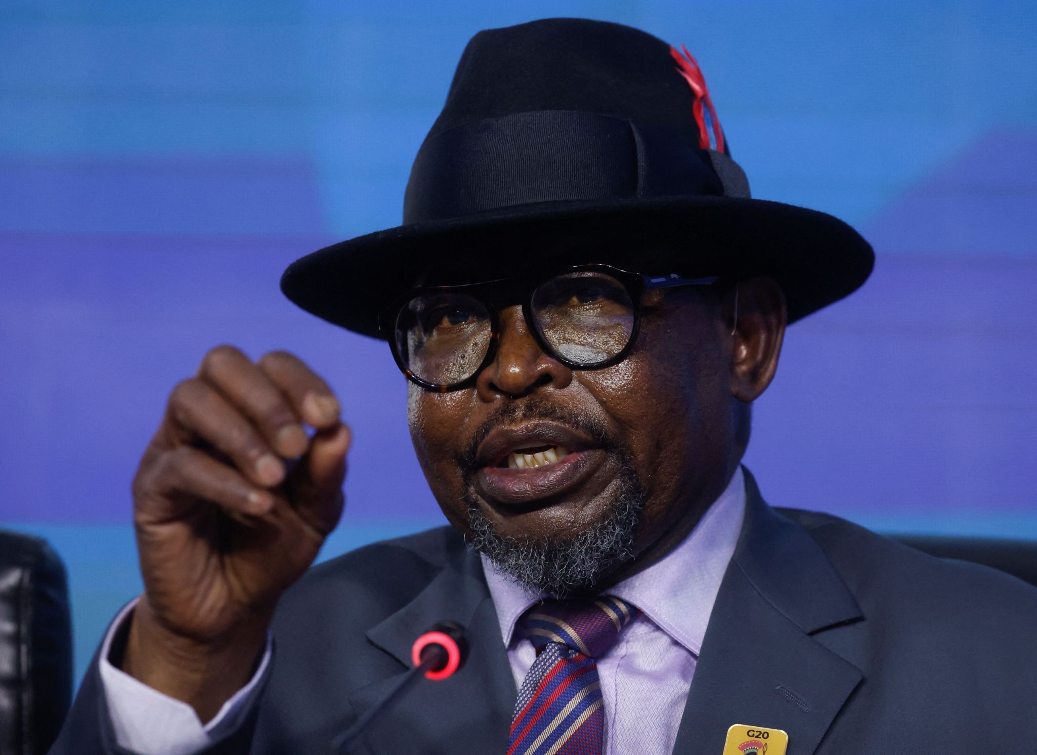 South Africa’s Minister of Finance Enoch Godongwana.