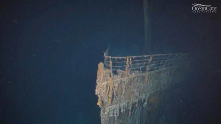 Titanic wreckage