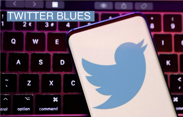 The Twitter app logo is seen in an illustration.