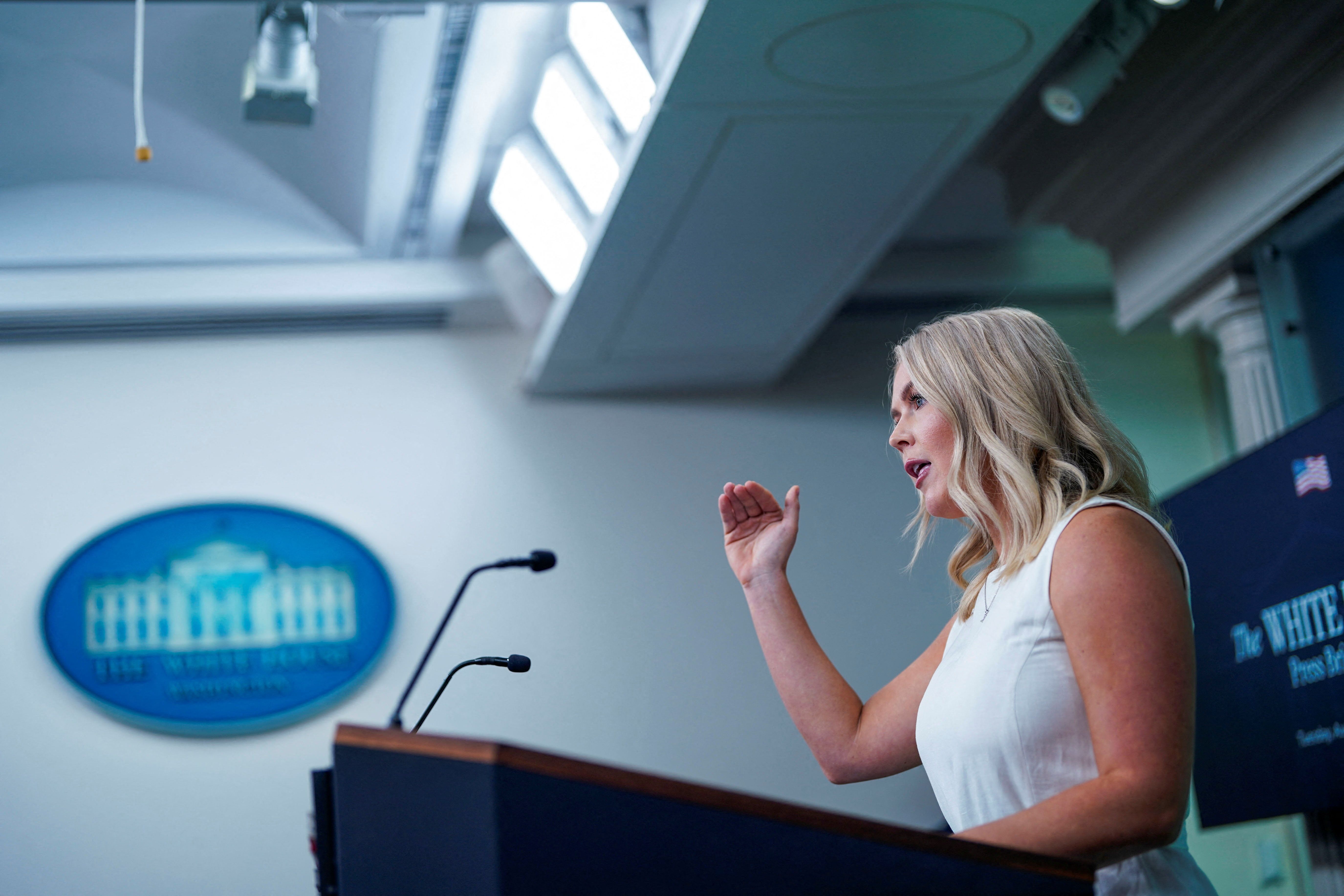 White House Press Secretary Karoline Leavitt  