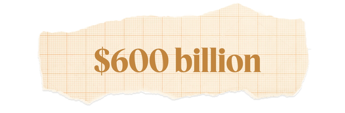 $600 billion 