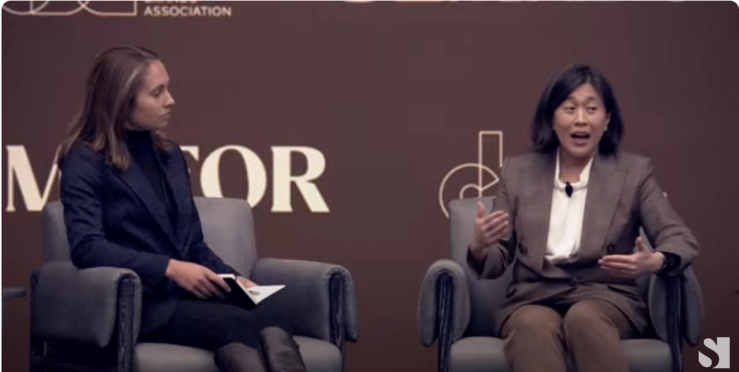 US Trade Representative Katherine Tai speaks with Semafor’s Morgan Chalfant at Semafor’s Made in America event.