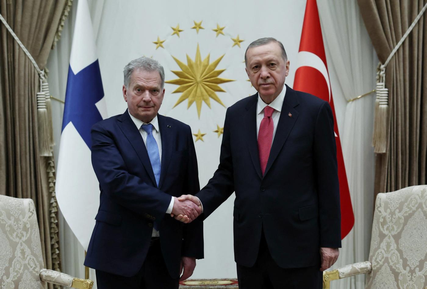 Turkish and Finnish presidents