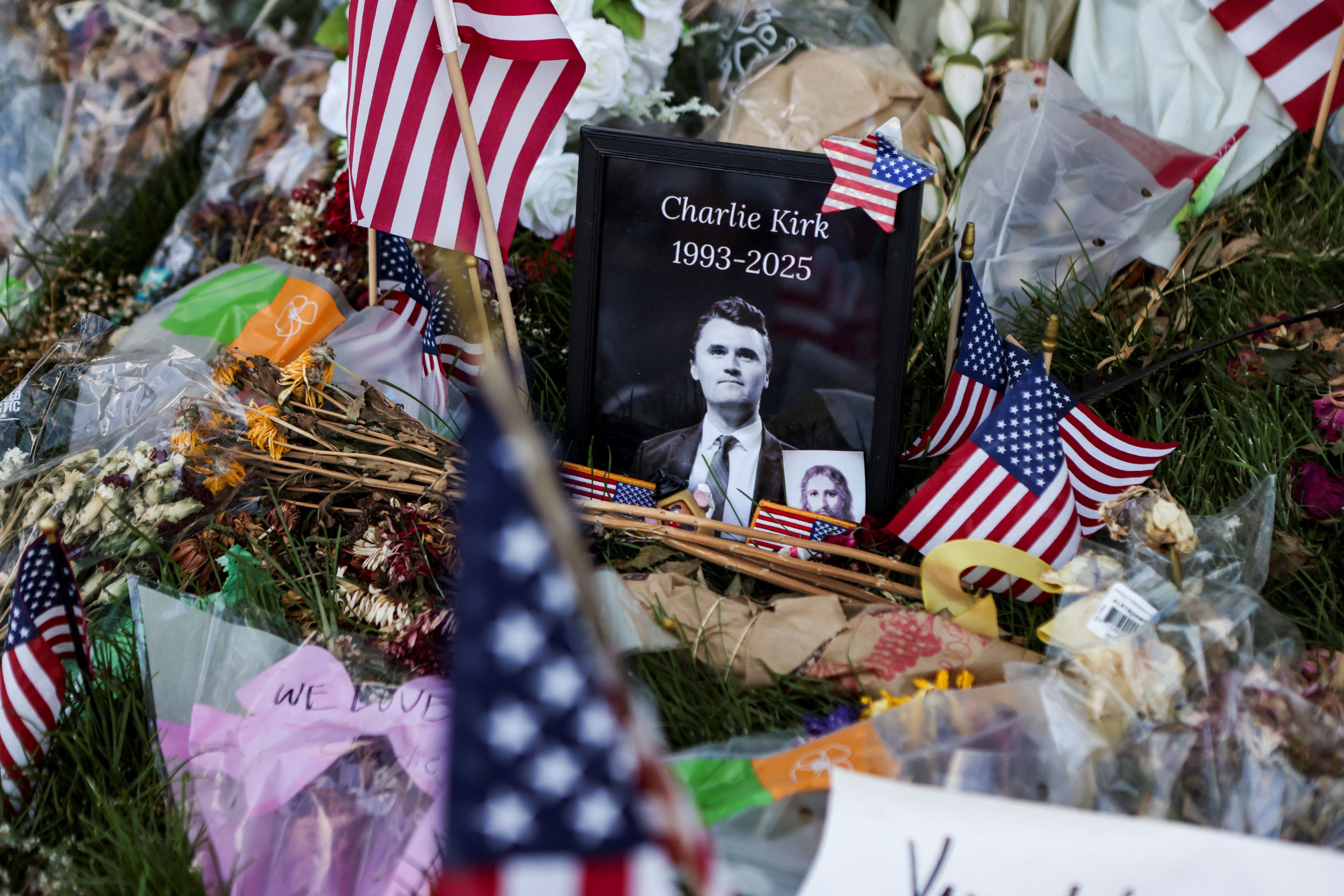 Memorial for Charlie Kirk at Utah Valley University in Orem, Utah 