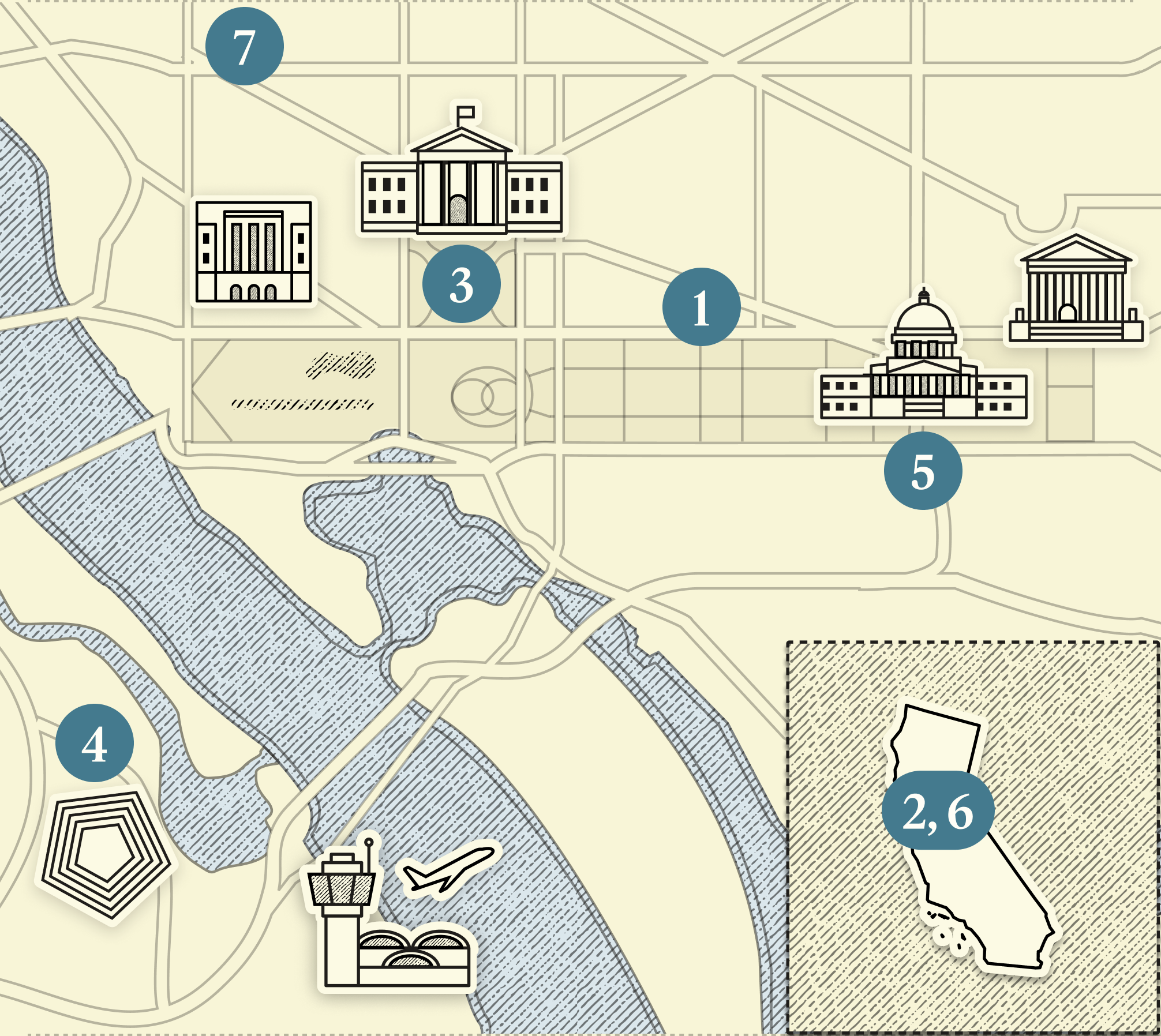 A map of DC.