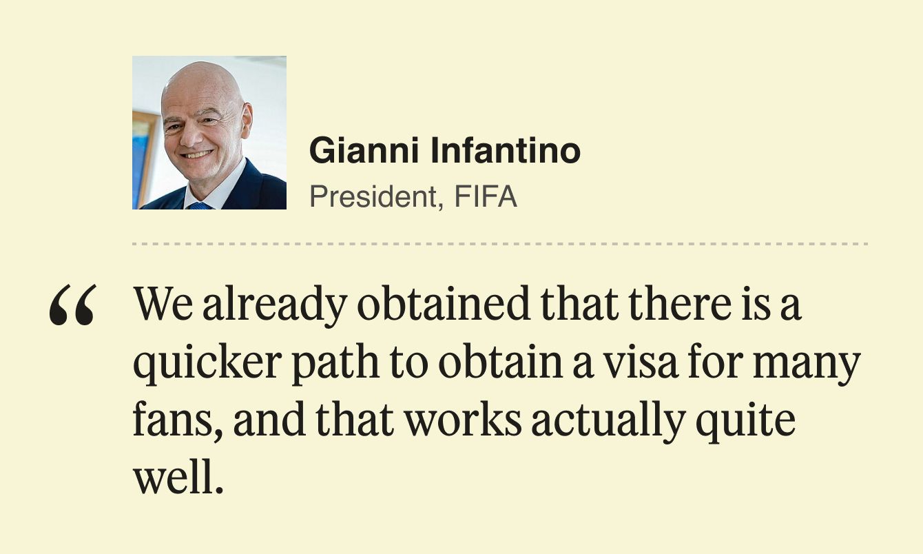Gianni Infantino quote.
