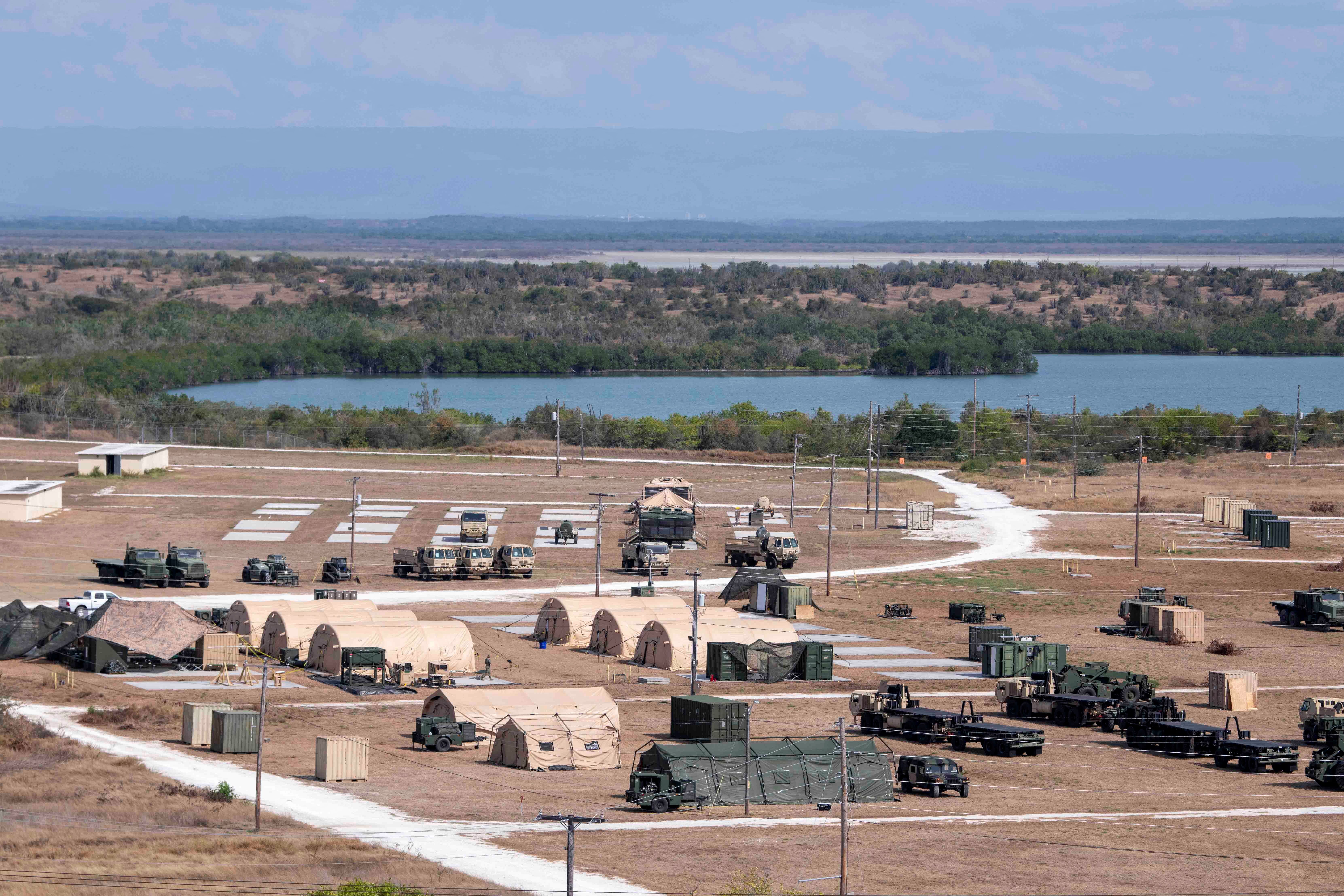 Detention facilities at Guantánamo Bay. 