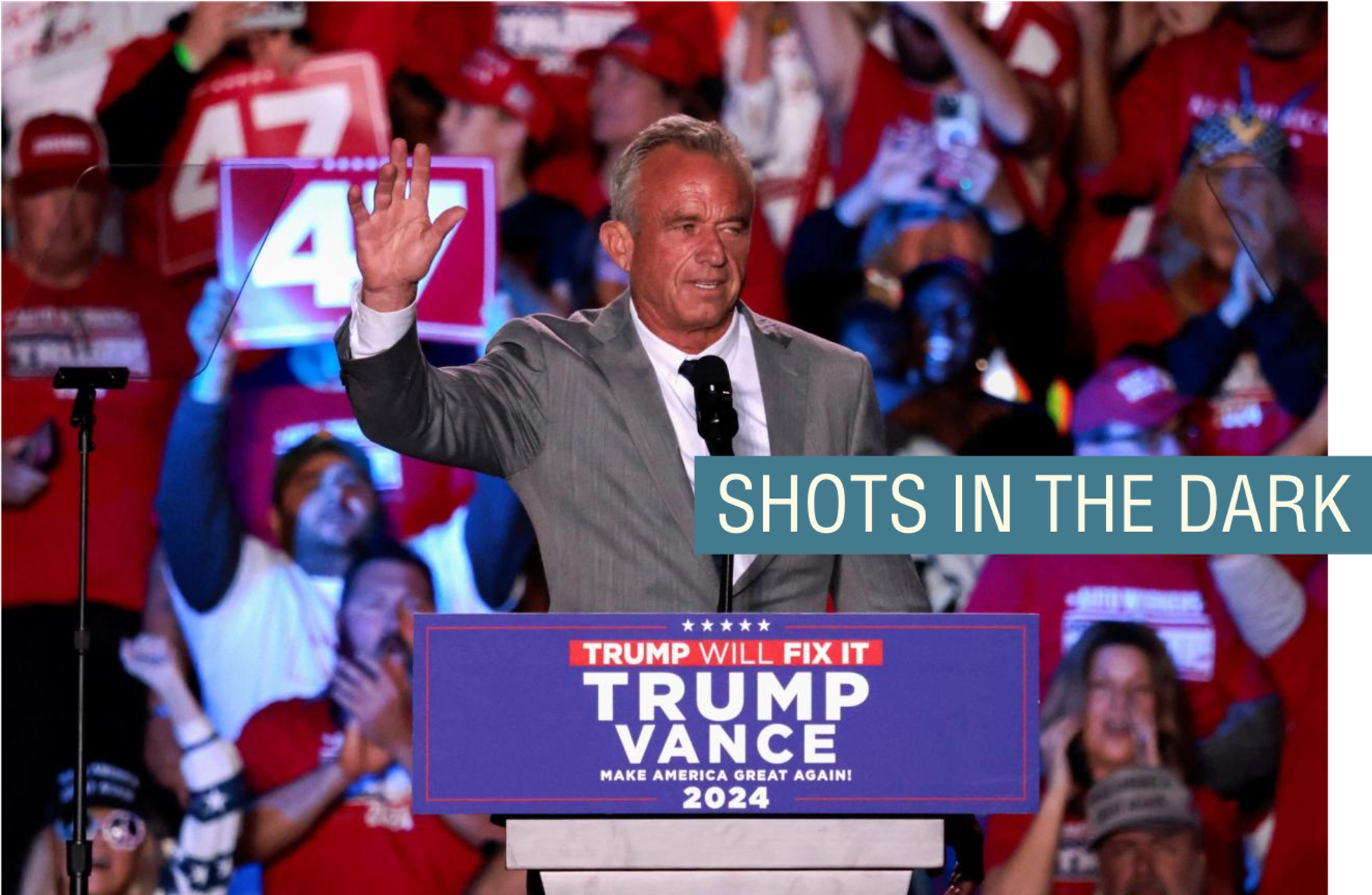 RFK Jr. at a Donald Trump rally