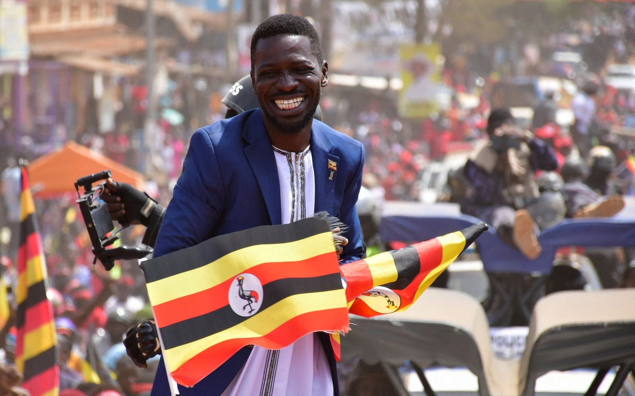 Ugandan opposition figure Bobi Wine.