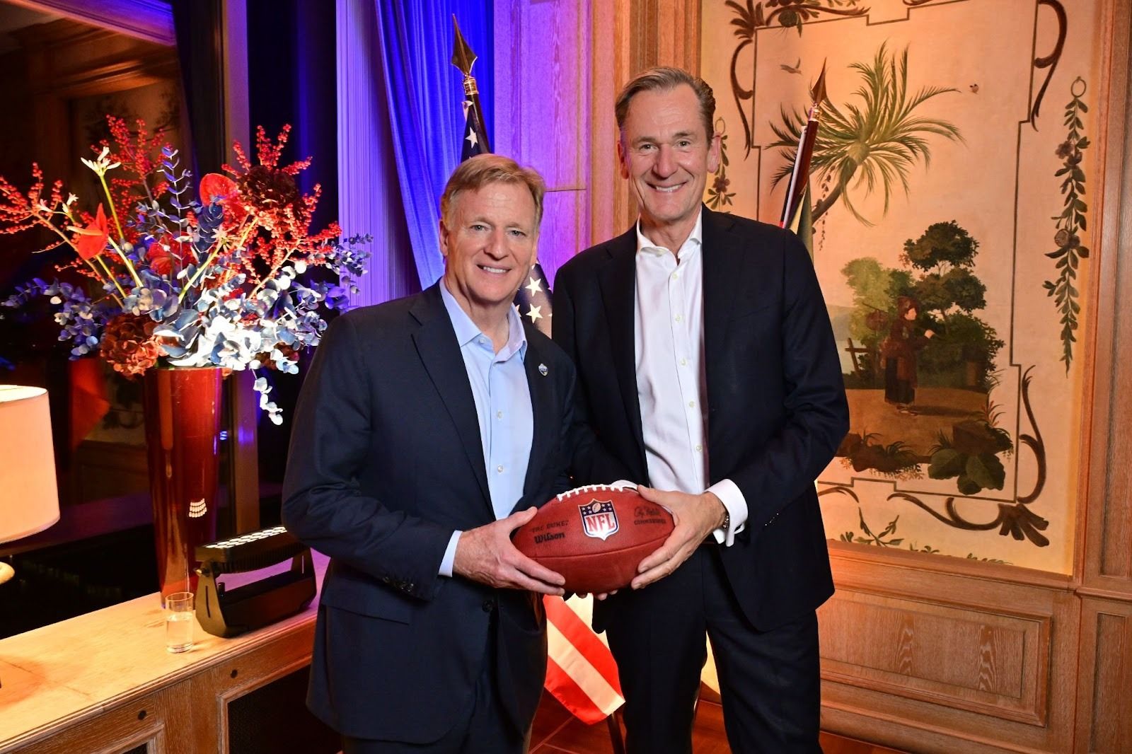 Mathias Döpfner and Roger Goodell