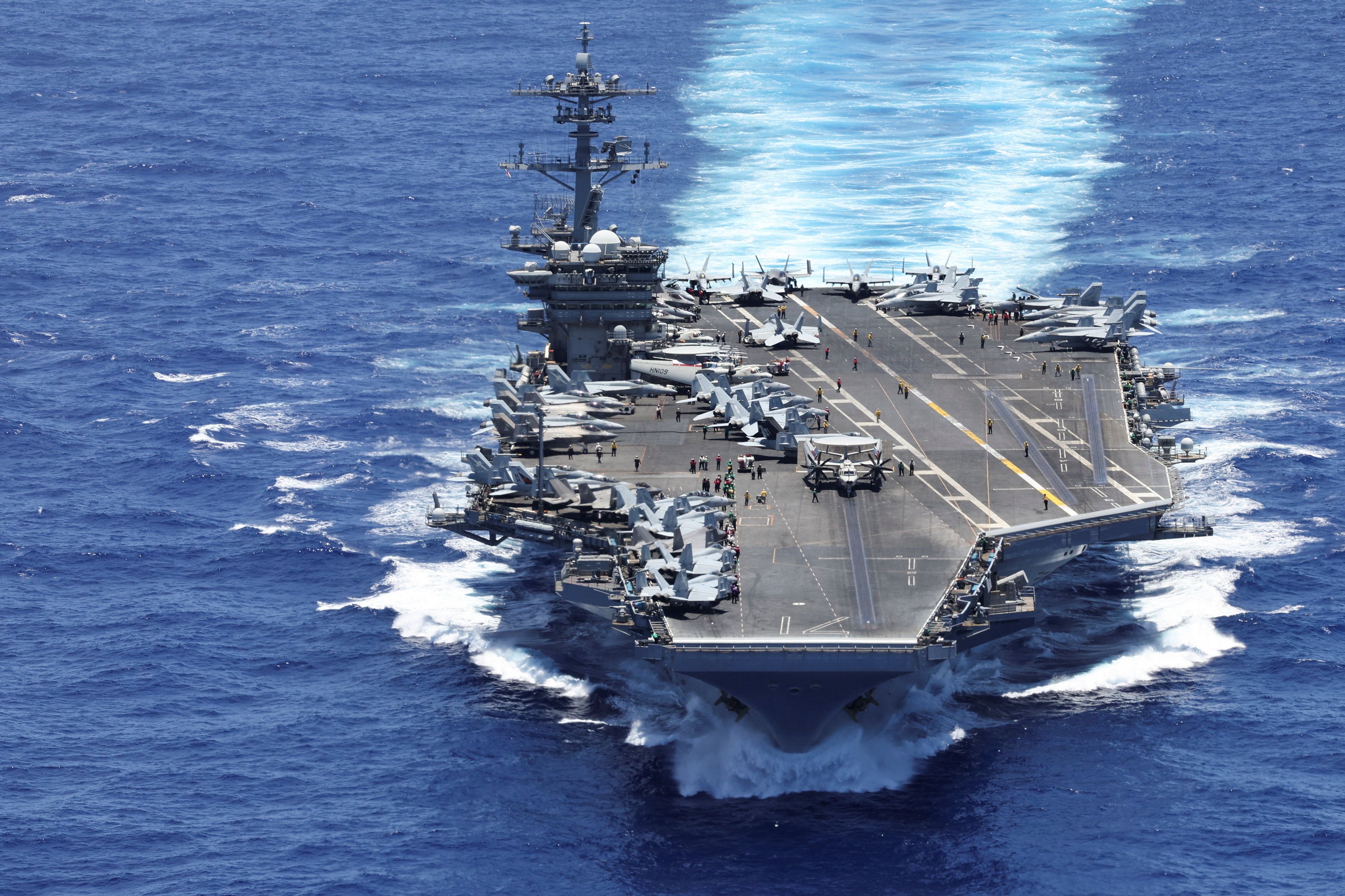 USS Theodore Roosevelt.
