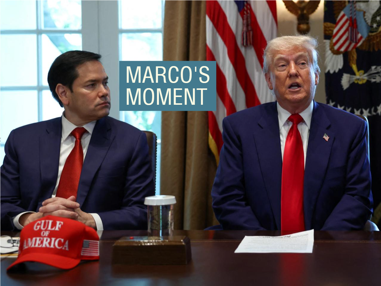 Marco Rubio and Donald Trump