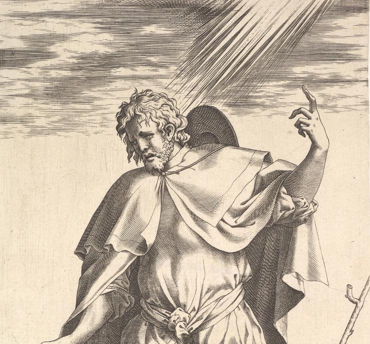 An illustration of Empedocles.