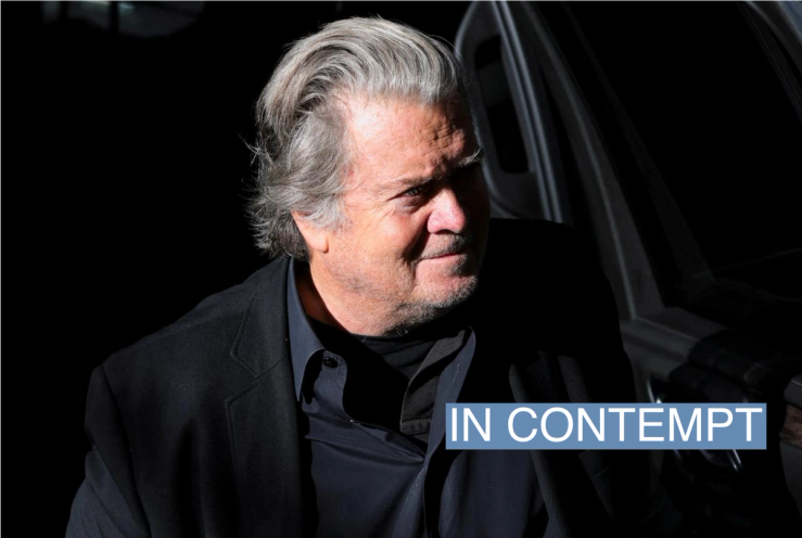 Former U.S. President Donald Trump’s White House chief strategist Steve Bannon arrives at the Manhattan District Attorney’s Office in New York, U.S., September 8, 2022.