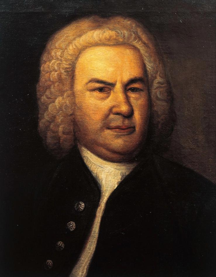 A painting of JS Bach.