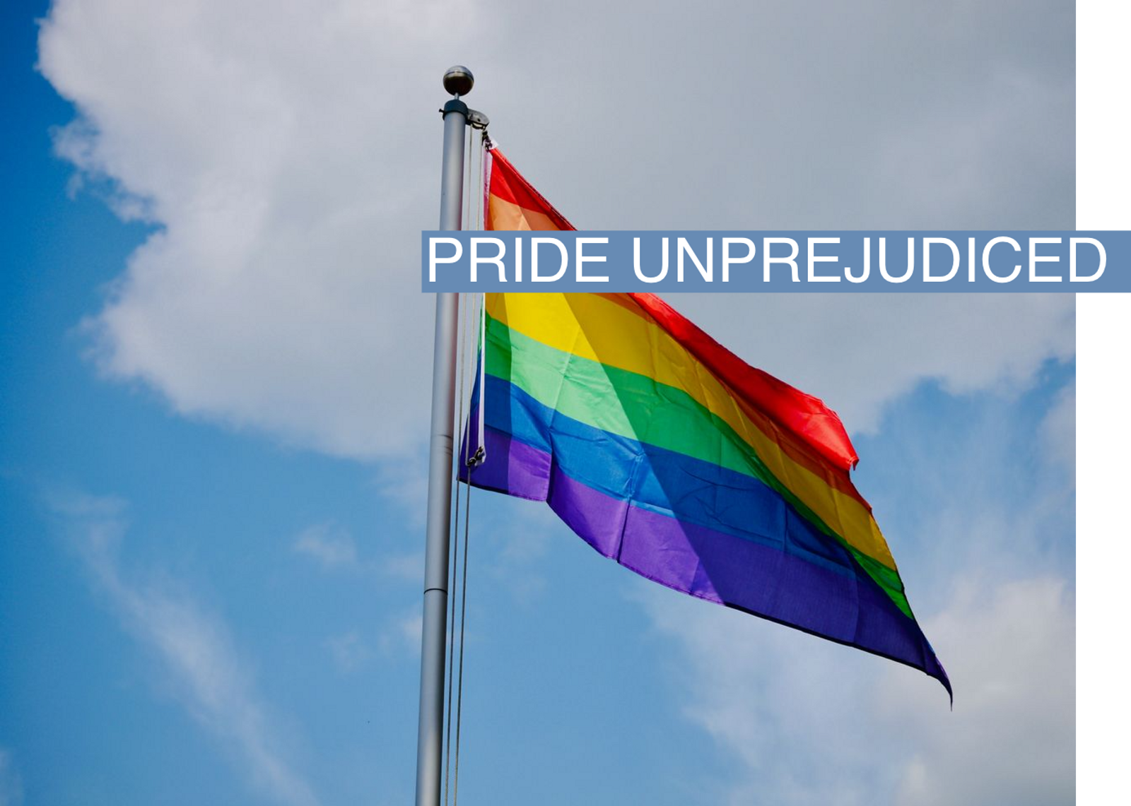 Waving pride flag 