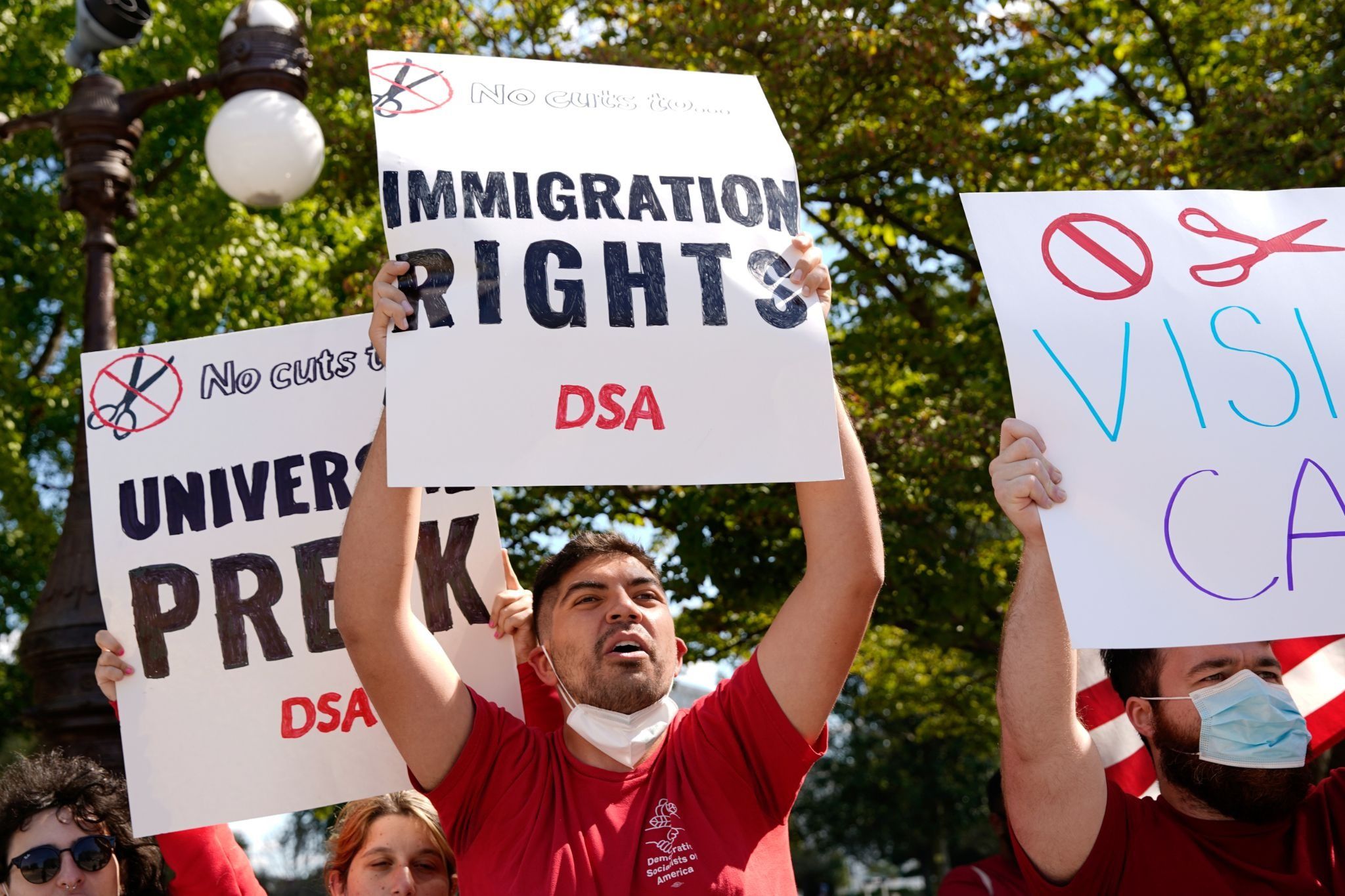 DSA protesters