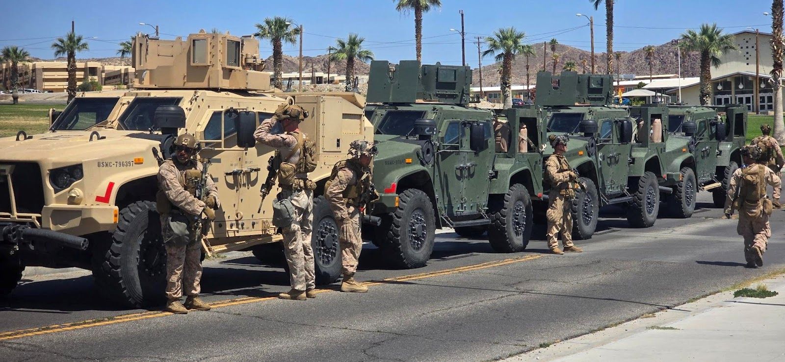 US Marines in California. ​​