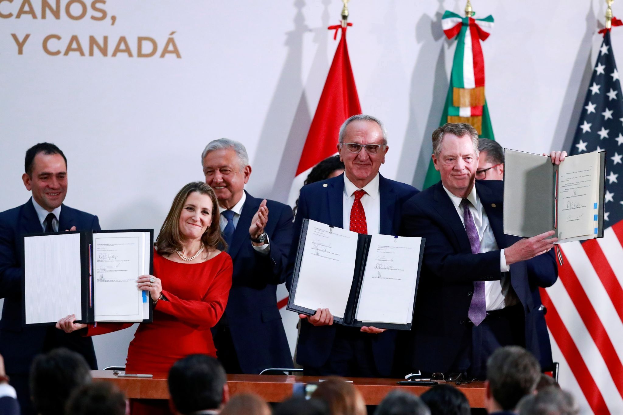 The USMCA signing in 2019.