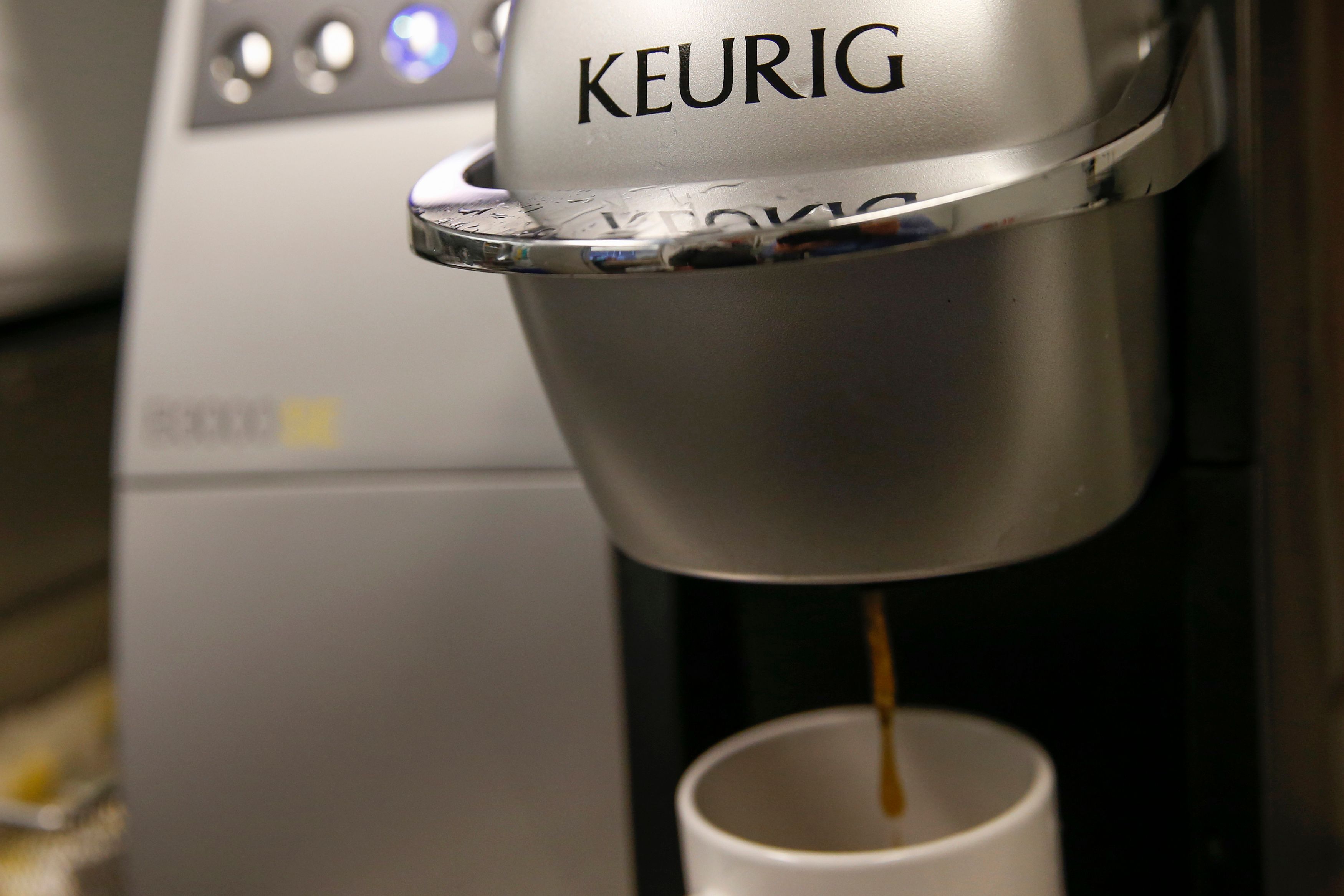 A Keurig coffee maker