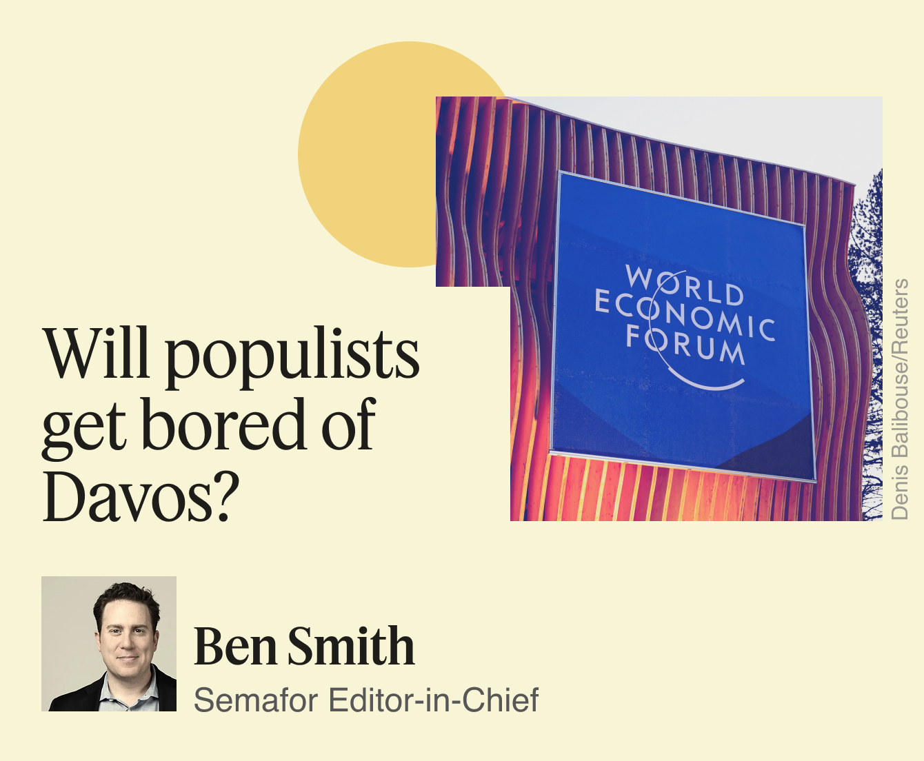 Will populists get bored of Davos? 