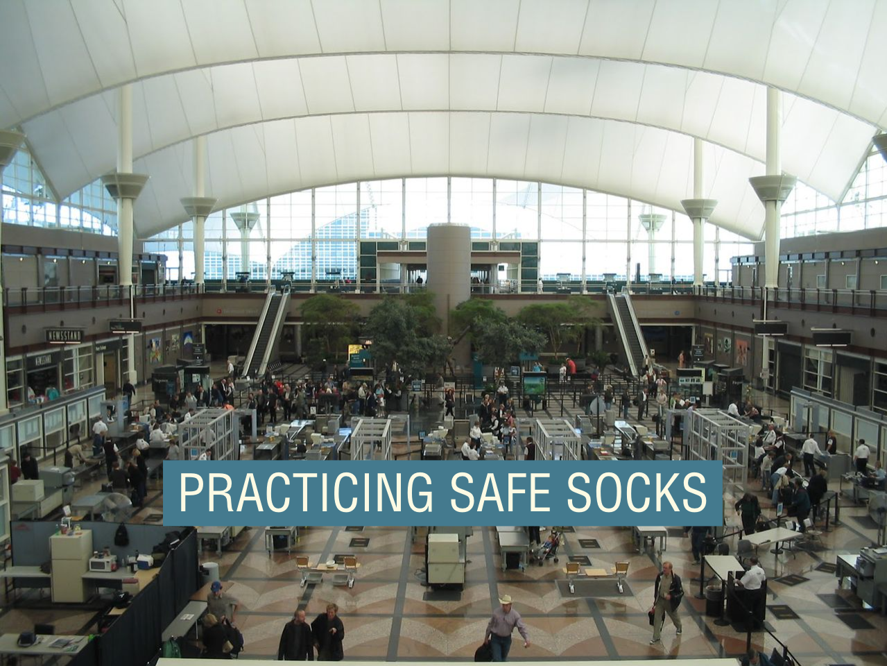 The security line at Denver International