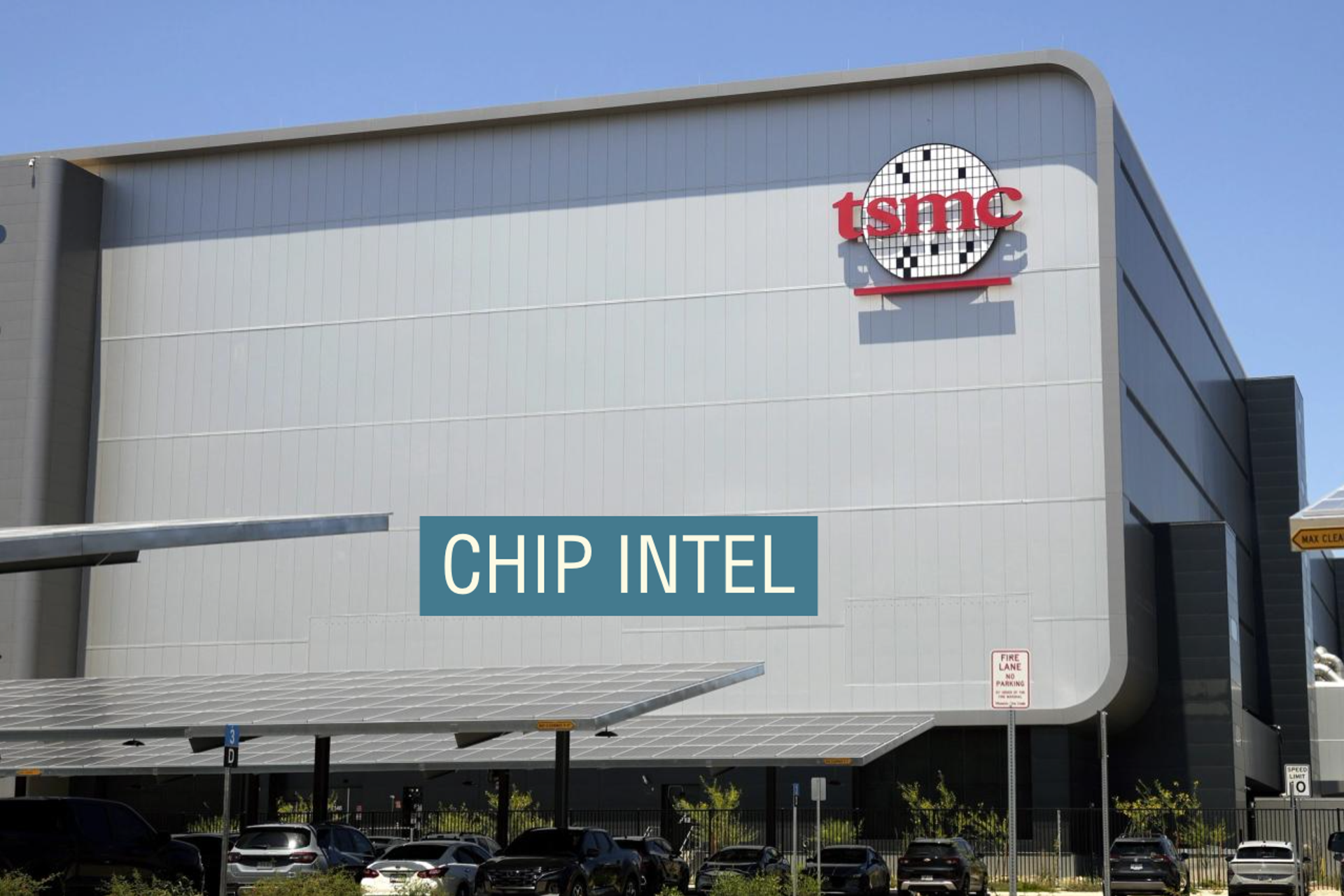Exterior of Taiwan Semiconductor Manufacturing Company (TSMC) in Phoenix.