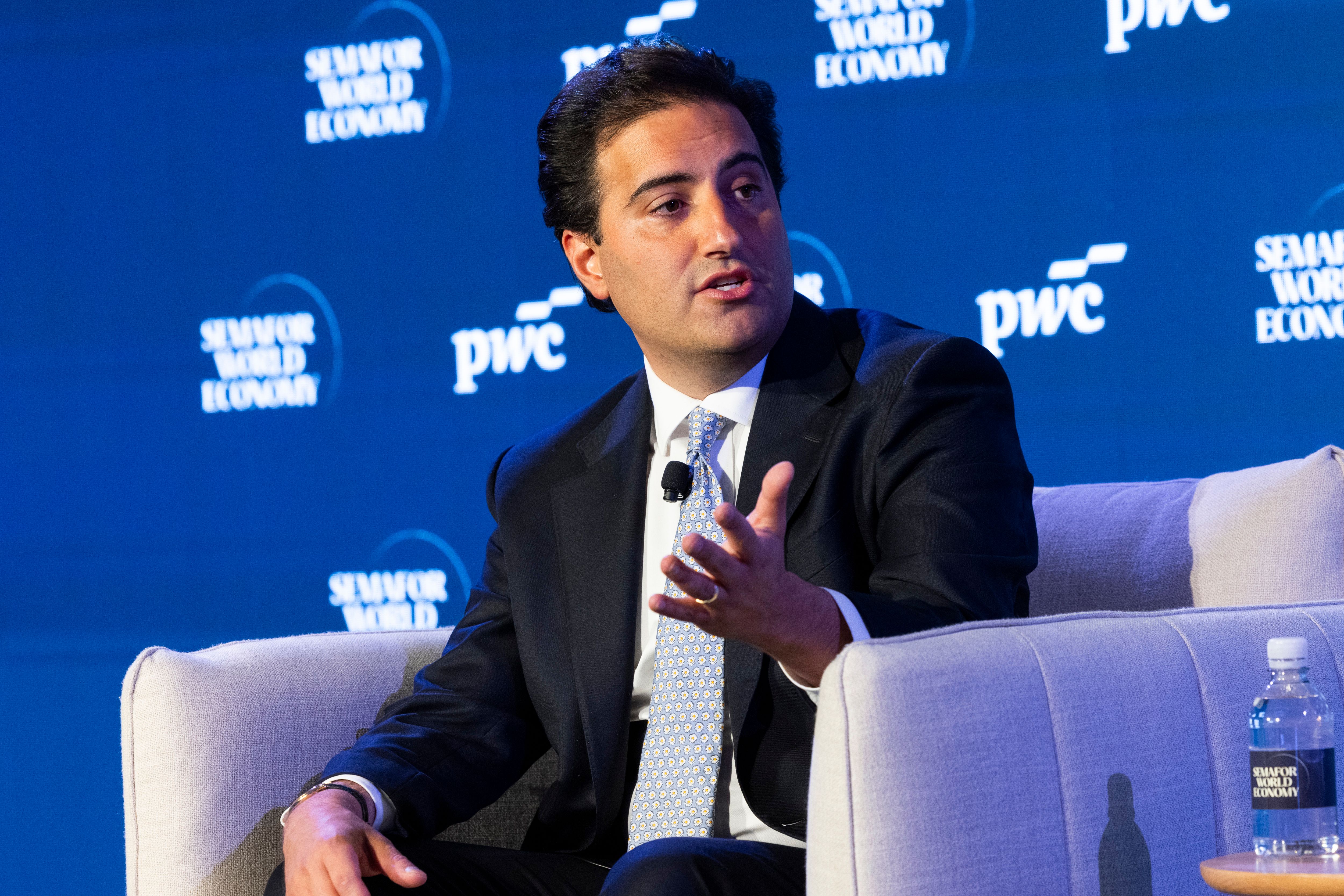 Omeed Assefi, the acting assistant attorney general for the US Justice Department’s antitrust division, at Semafor World Economy 2026.