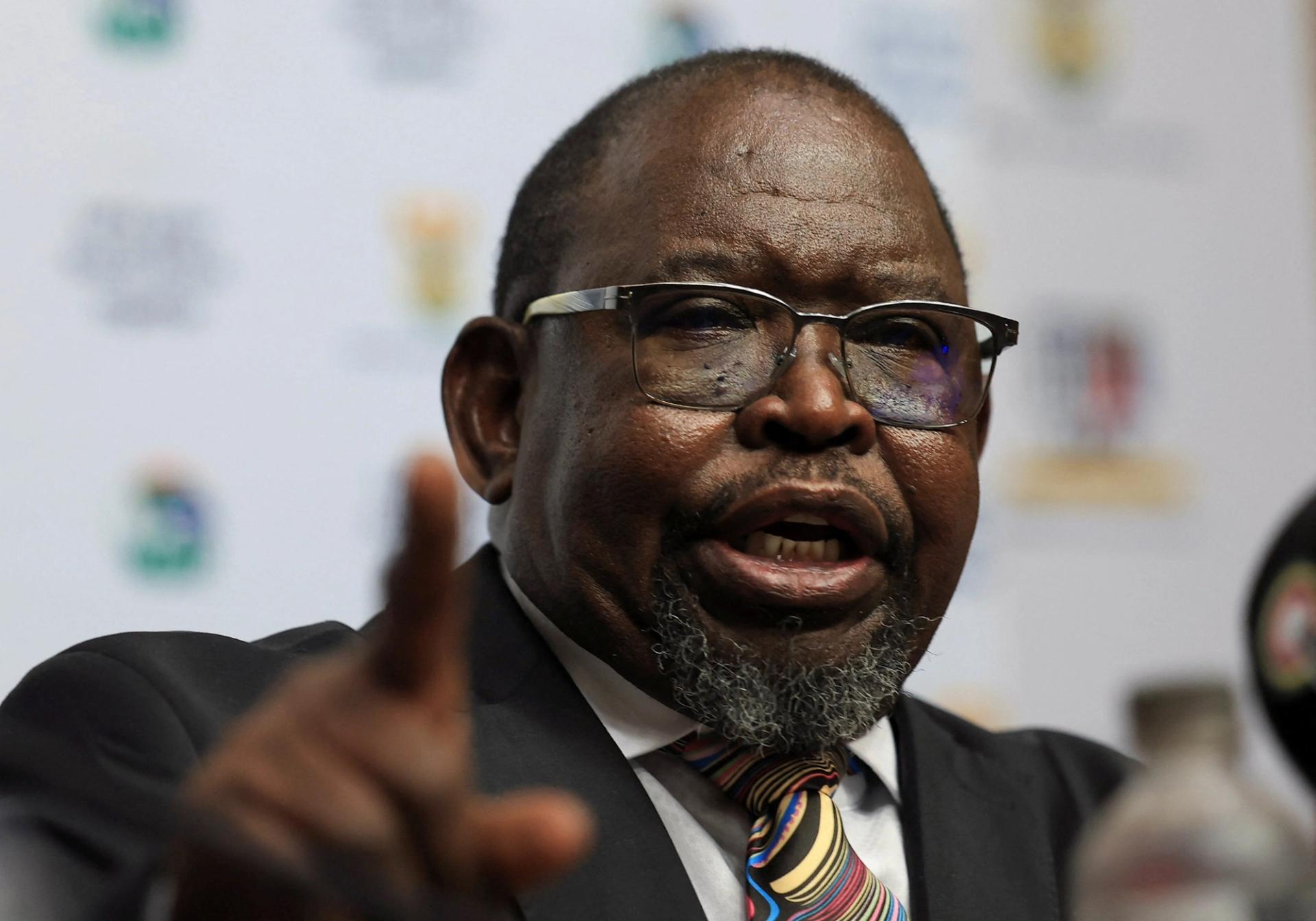 South Africa’s Finance Minister Enoch Godongwana