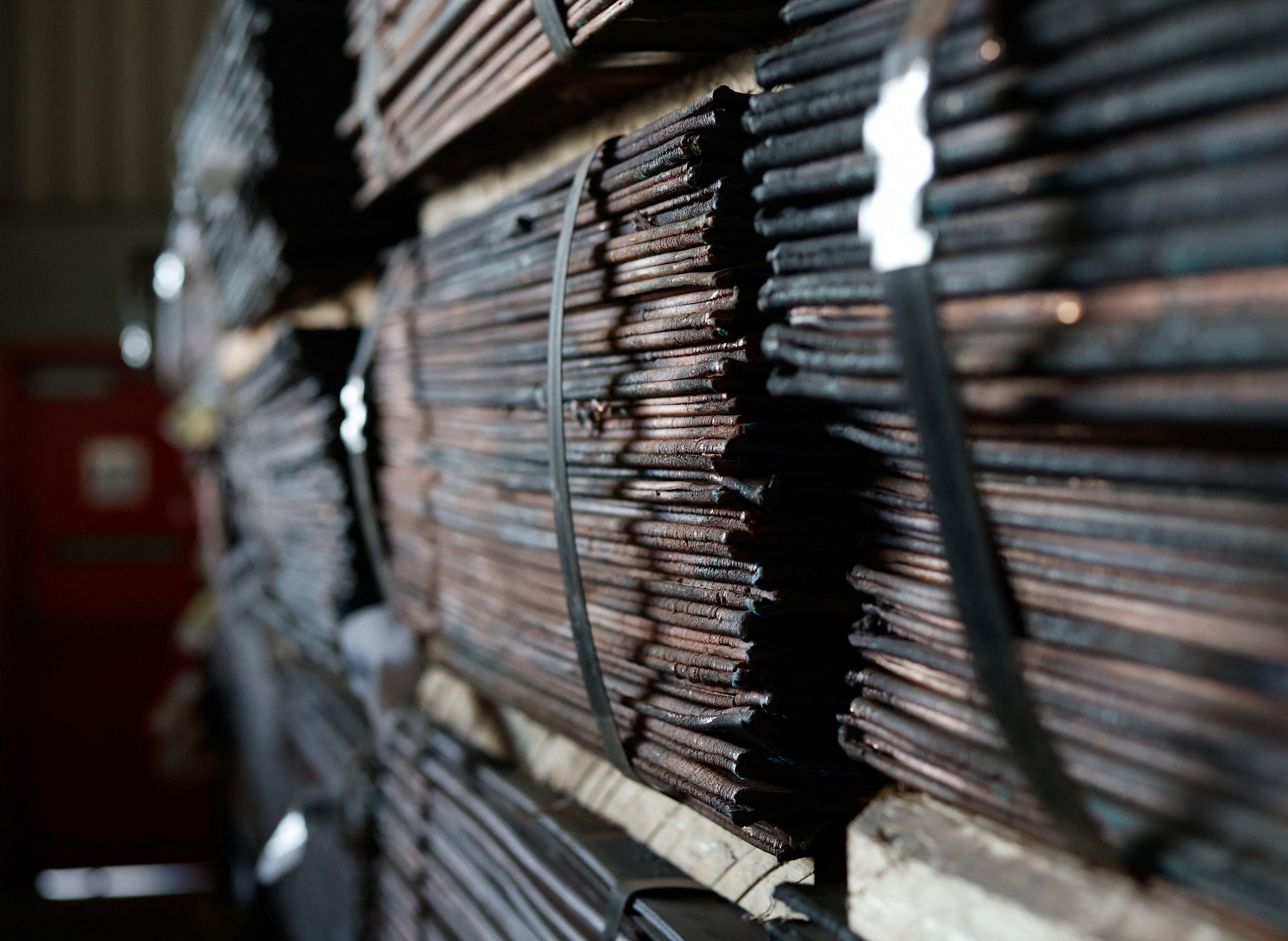 Raw copper from Zambia.