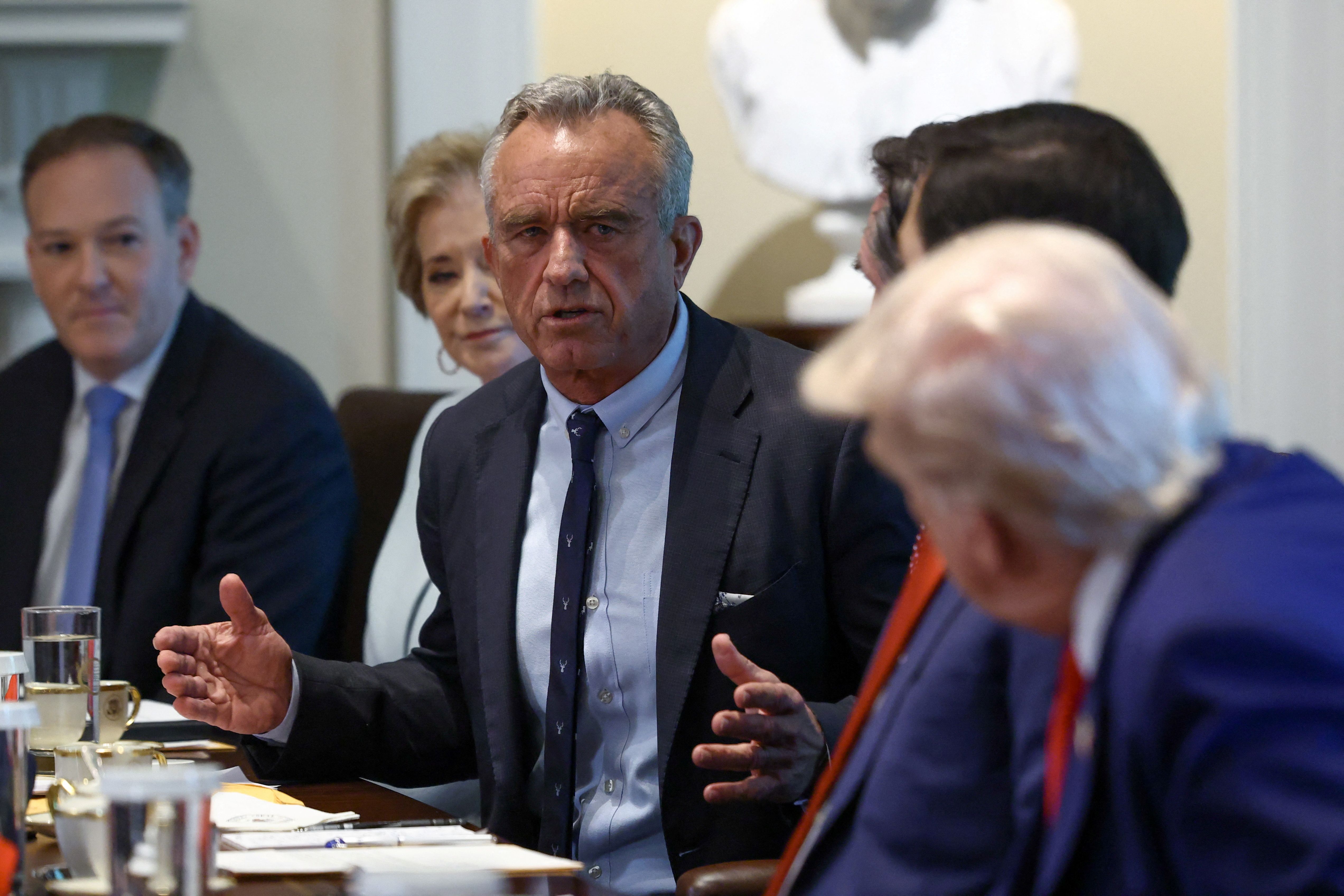 Trump holds a Cabinet meeting.