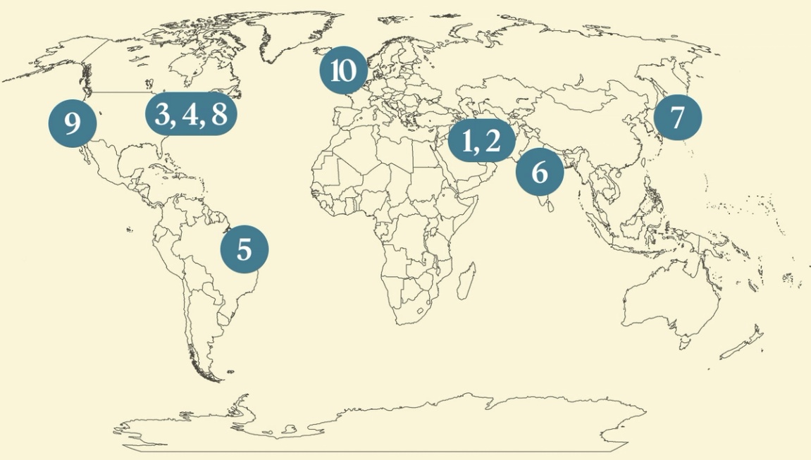 Semafor “World Today” map graphic.