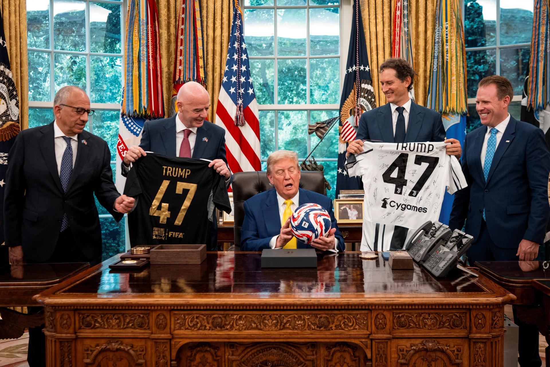 President Donald Trump at the White House