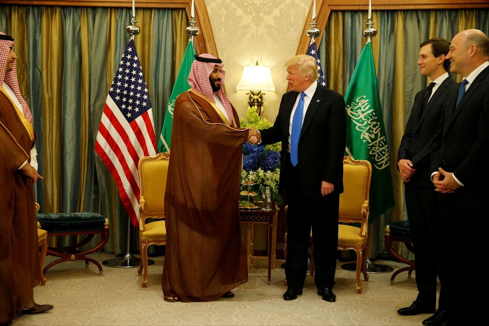 Trump meets with Saudi Arabia’s Deputy Crown Prince.
