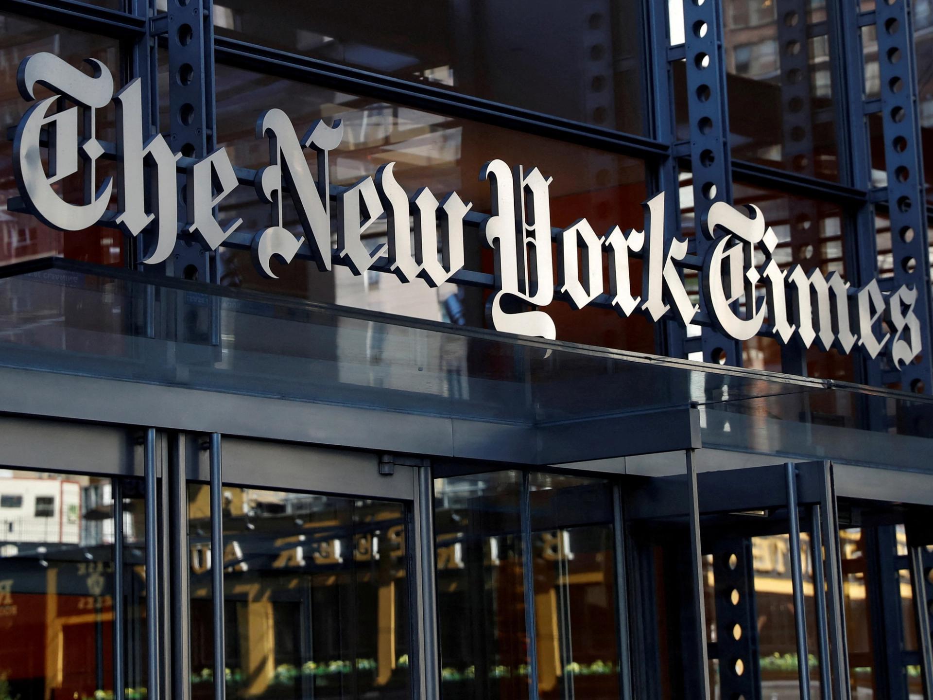 The New York Times building