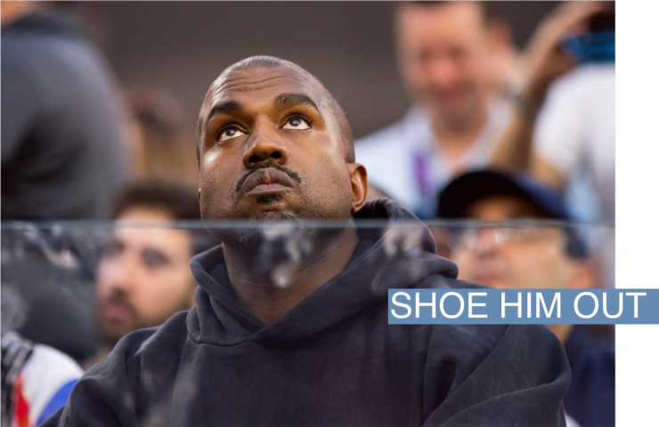 Kanye West at the Super Bowl