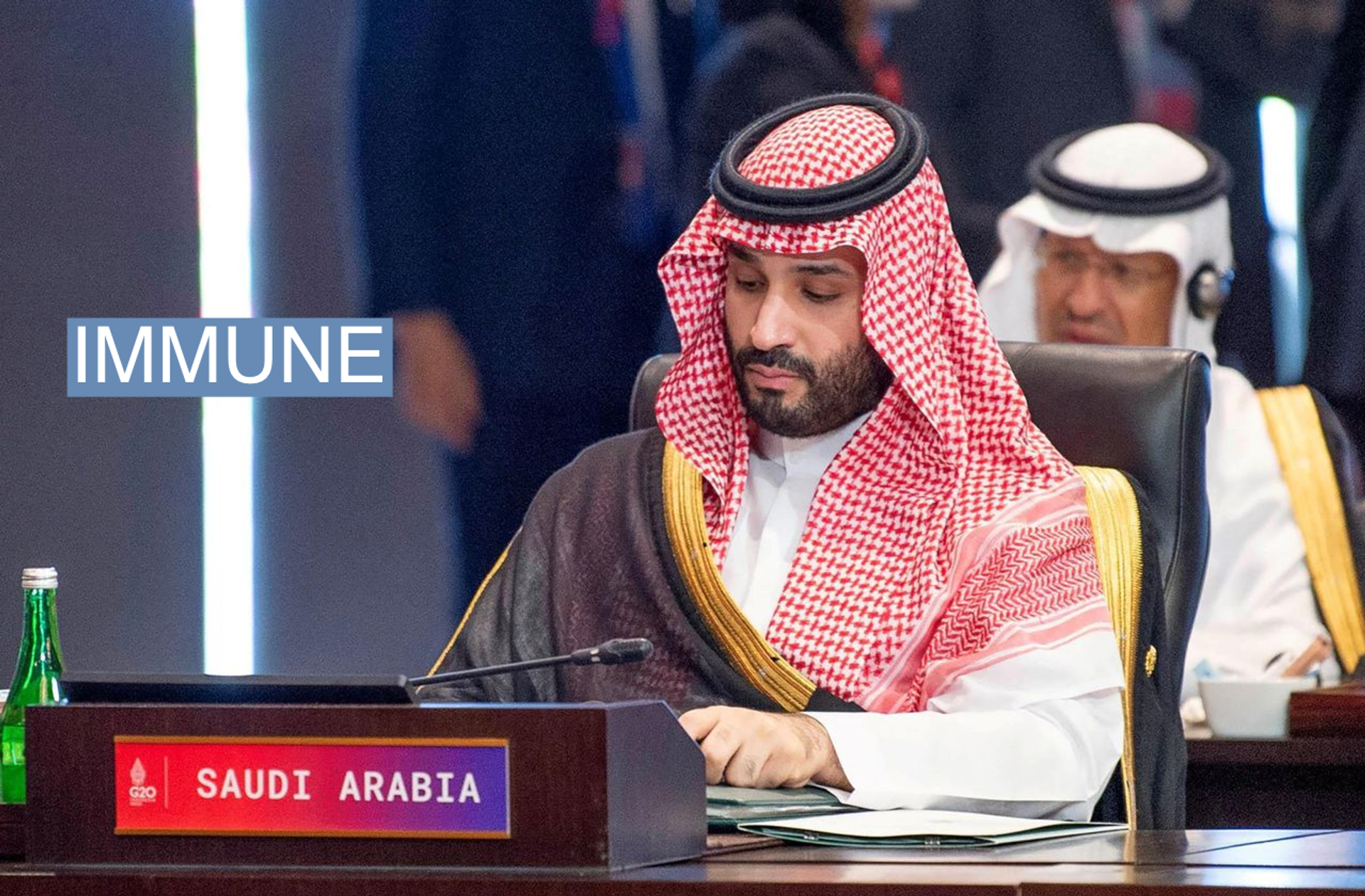 Crown Prince of Saudi Arabia Mohammed bin Salman attends the G20 Summit in Nusa Dua, Bali, Indonesia, November. 15, 2022.