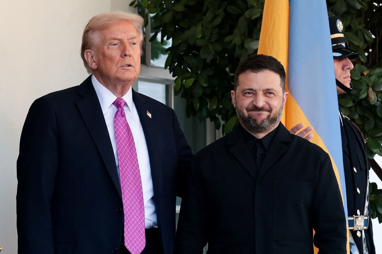 Trump and Zelenskyy. 
